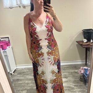 Free People Multicolor Floral Maxi Dress
